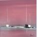 Painting Harmonie en rose 14 by Roussel Marie-Ange et Fanny | Painting Abstract Marine Oil