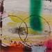 Painting Rotation verte by Pedersen Morten | Painting Abstract Minimalist Acrylic