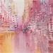 Painting Douce promenade by Levesque Emmanuelle | Painting Abstract Oil Urban