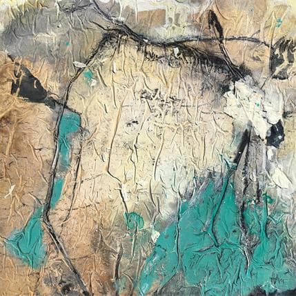 Gemälde Les chemins de traverse 2 von Han | Gemälde Abstrakt Minimalistisch