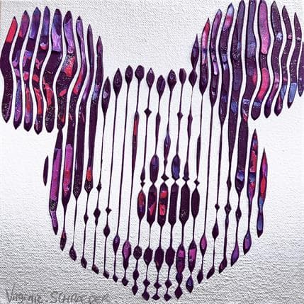 Painting Mickey forever by Schroeder Virginie | Painting Pop art Mixed Pop icons