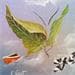Painting Le Vent by Valot Lionel | Painting Surrealist Acrylic Life style