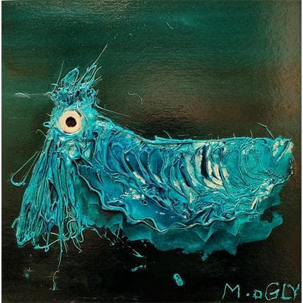 Painting Retrogravus by Moogly | Painting Figurative Acrylic Animals