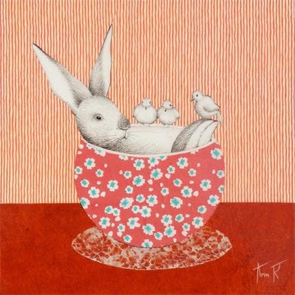 Ann R JAMAIS TRANQUILLE 25 x 25 cm