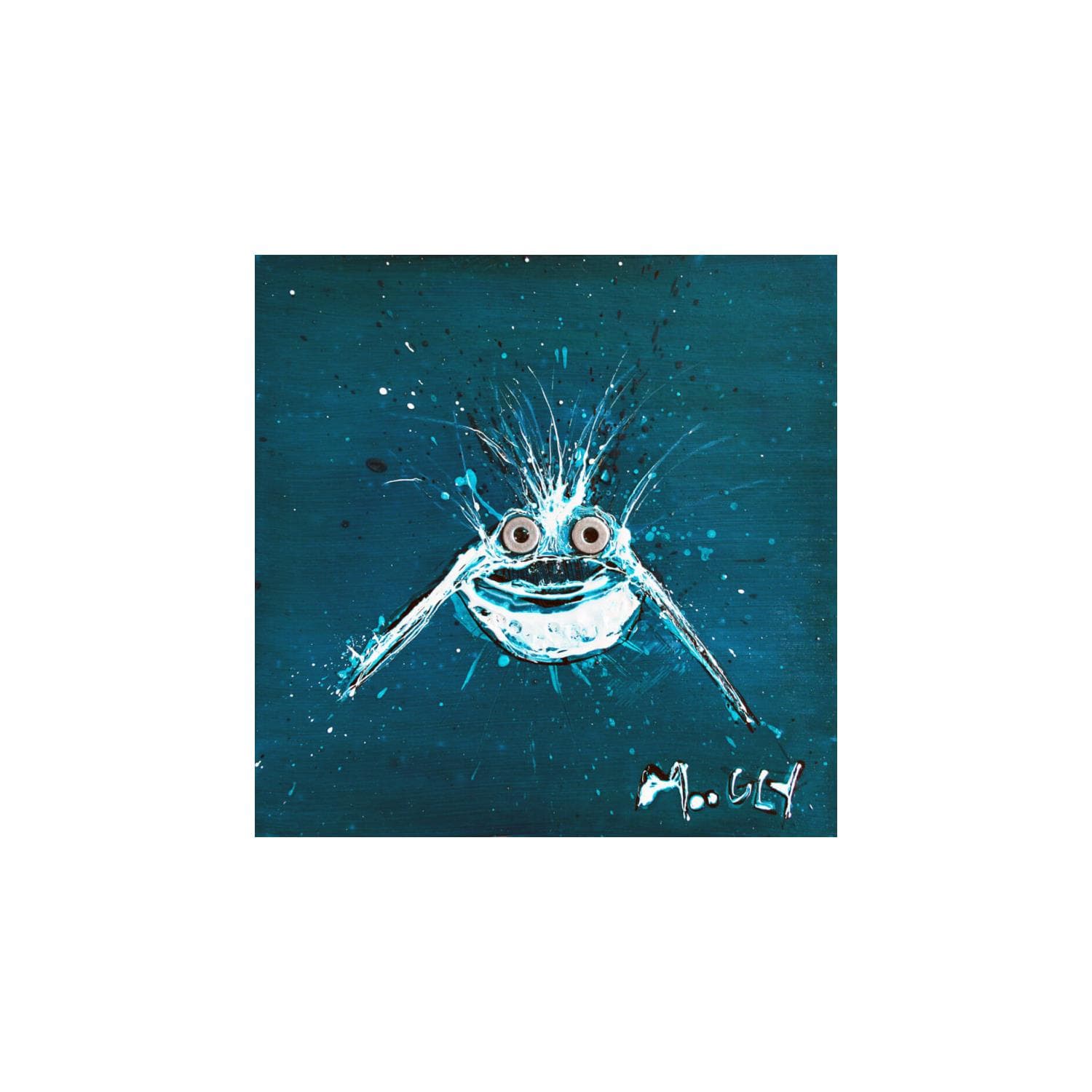 Small Paintings Poisson Chat Pas Chat By Moogly Carre D Artistes