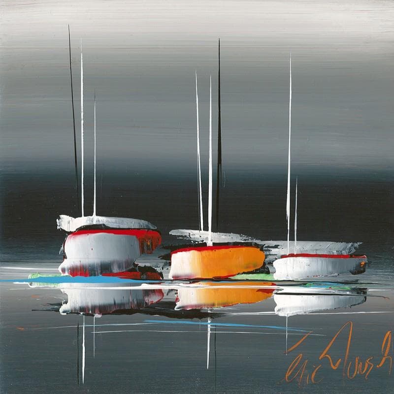Peintures petit format Moderne marine par Eric Munsch Carré d’artistes