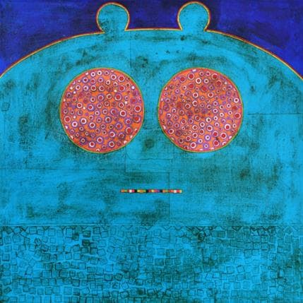 Large paintings Mask of hope III by Gustavo Ortiz - Vimarsana News
