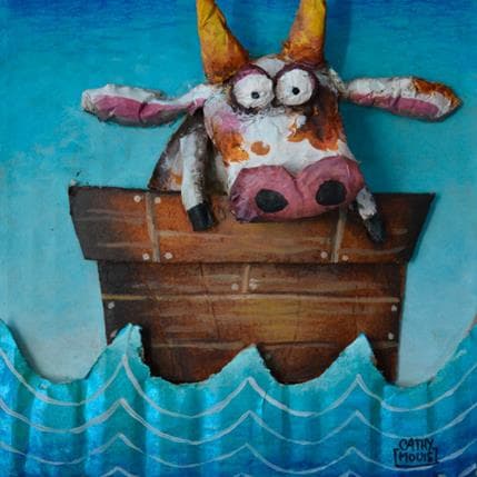 Painting La Vache En Bateau By Mouis Cathy Carre D Artistes Painting La Vache En Bateau By Mouis Cathy Carre D Artistes