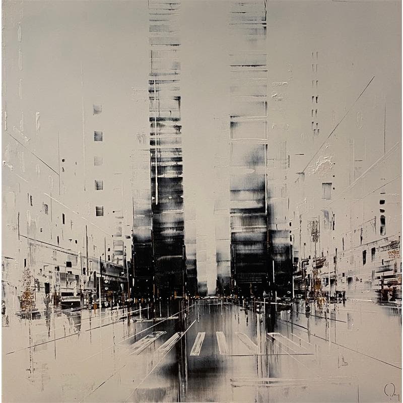 Painting Evasion by Rey Julien | Painting Figurative Urban Acrylic