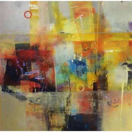 Painting Poetics of space 3 by Bonetti | Painting Abstract Mixed Minimalist