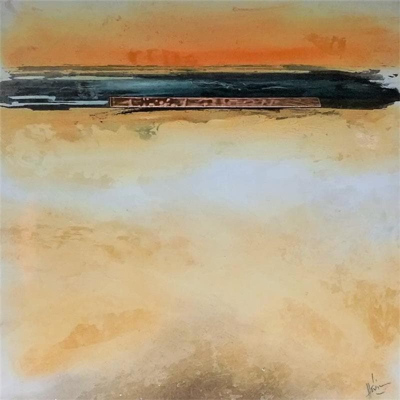 Painting Abstraction #2590 by Hévin Christian | Painting Abstract Mixed Minimalist
