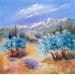 Painting impression provençale by Lyn | Painting Figurative Landscapes Oil