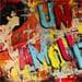 Painting UNJ AMOUR by Drioton David | Painting Pop-art Pop icons Acrylic