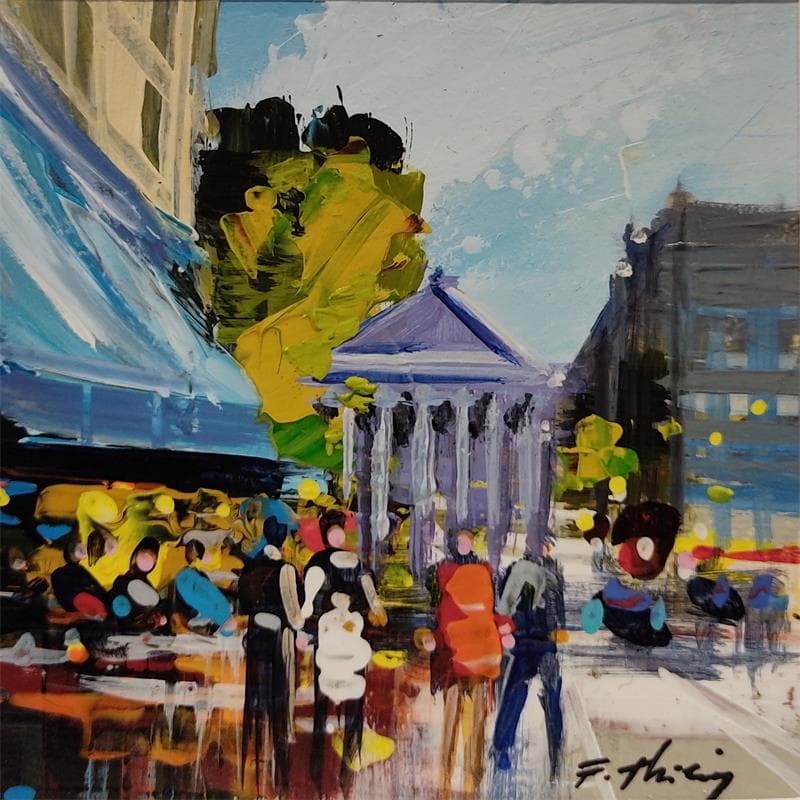 Painting La Madeleine by Frédéric Thiery | Painting Figurative Acrylic Landscapes