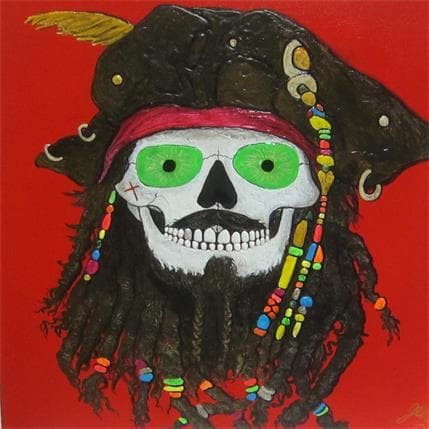 Painting Jack Sparrow by Geiry | Painting Figurative Pop icons, Portrait