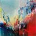 Painting Symphonie de couleurs by Levesque Emmanuelle | Painting Abstract Oil Urban