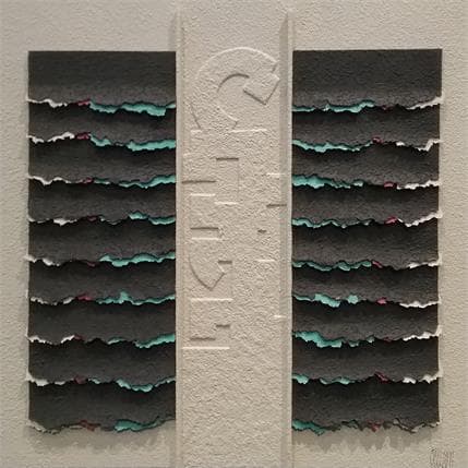 Peinture Enigma par Clisson Gérard | Tableau Abstrait Minimaliste