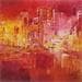 Painting COUCHANT EMBRASE by Levesque Emmanuelle | Painting Abstract Oil Urban