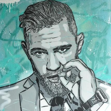 Peinture Mac Grégor par Lenud Valérian  | Tableau Street Art Graffiti scènes de vie
