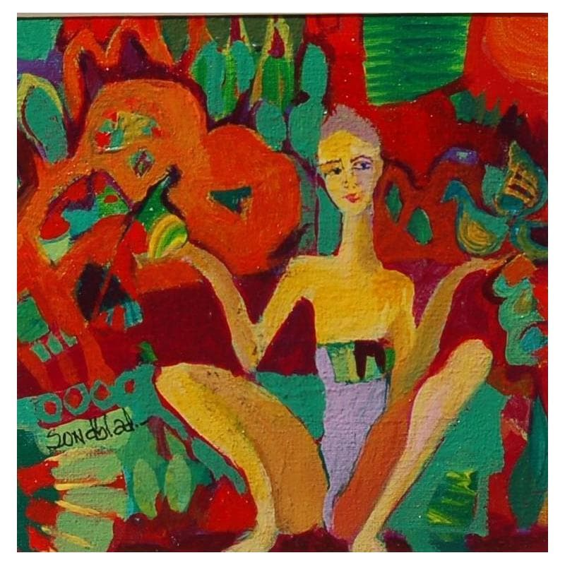 Painting HADA DE COLORES by Sundblad Silvina | Painting Figurative Acrylic, Oil Life style
