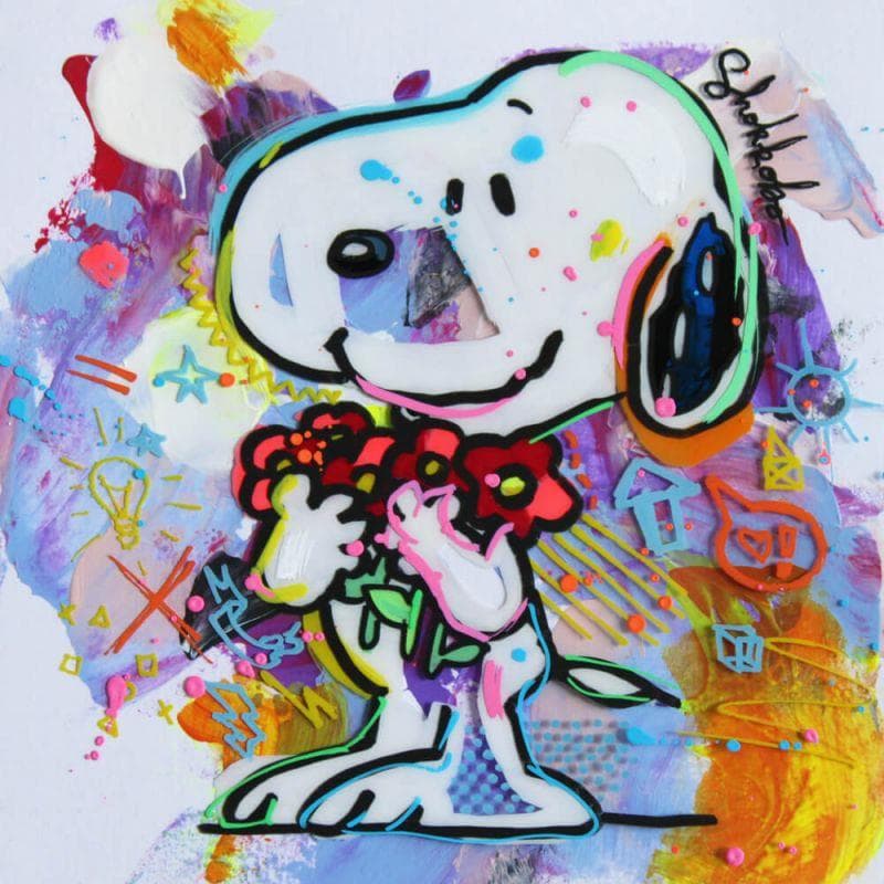 Peintures petit format Snoopy  22a par SHOKKOBO Carr  d 