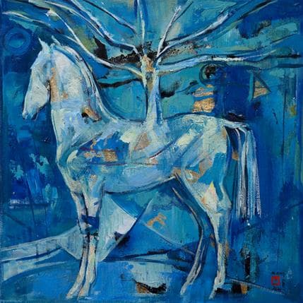 Painting 12 by Machi | Painting Figurative Acrylic, Oil Animals
