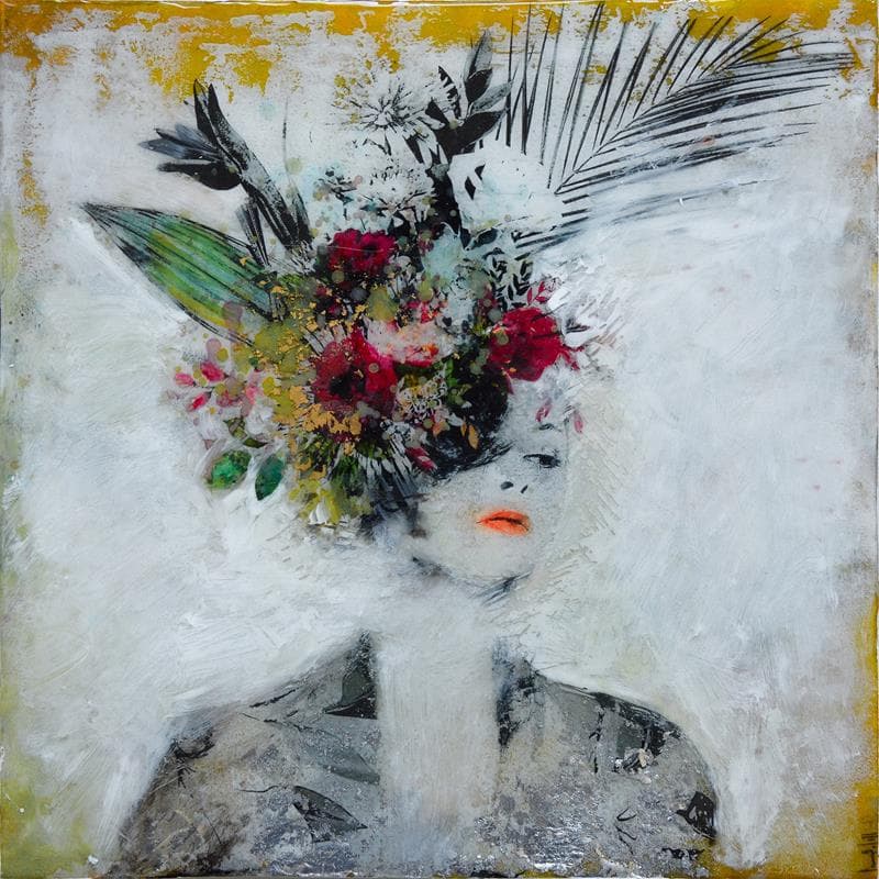 Painting La picara by Bofill Laura | Painting Figurative Mixed Portrait