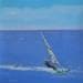 Painting Glisseur 3 by Castignani Sergi | Painting Figurative Marine Oil Acrylic