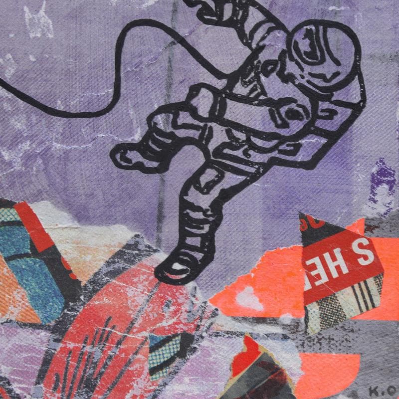 Peinture Astronaut par Okuuchi Kano  | Tableau Pop art icones Pop