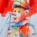 Gemälde Pinocchio von Dubost | Gemälde Figurativ Pop-Ikonen Acryl
