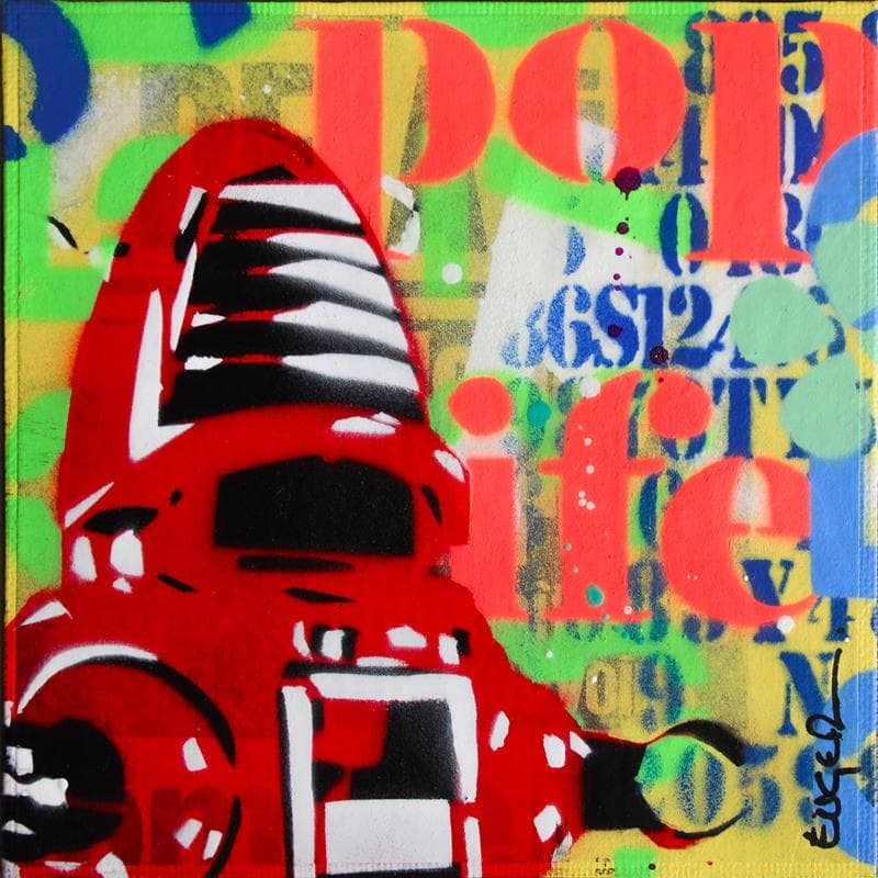Peinture Pop life par Euger Philippe | Tableau Pop-art Acrylique, Graffiti Icones Pop
