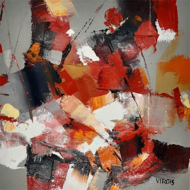 Painting Let it be by Virgis | Painting Abstract Oil Minimalist