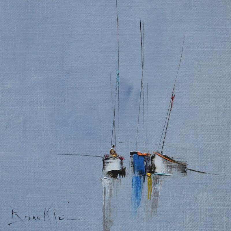 Painting Sans titre 9 by Klein Bruno | Painting Figurative Oil Marine