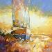 Painting 4 by Hébert Franck | Painting Figurative Oil Marine