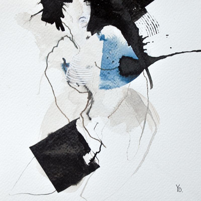 Painting Se savoir femme by YO | Painting Figurative Nude