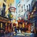 Painting Latin Quarter, Paris by Joro | Painting