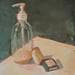 Painting Savons by Morales Géraldine | Painting Figurative Still-life Oil Acrylic