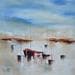 Painting Composition DZ 23 by Le Diuzet Albert | Painting Figurative Oil Marine