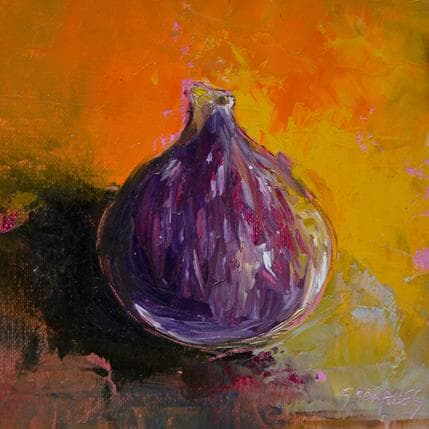 Painting Figue by Morales Géraldine | Painting Figurative Oil still-life