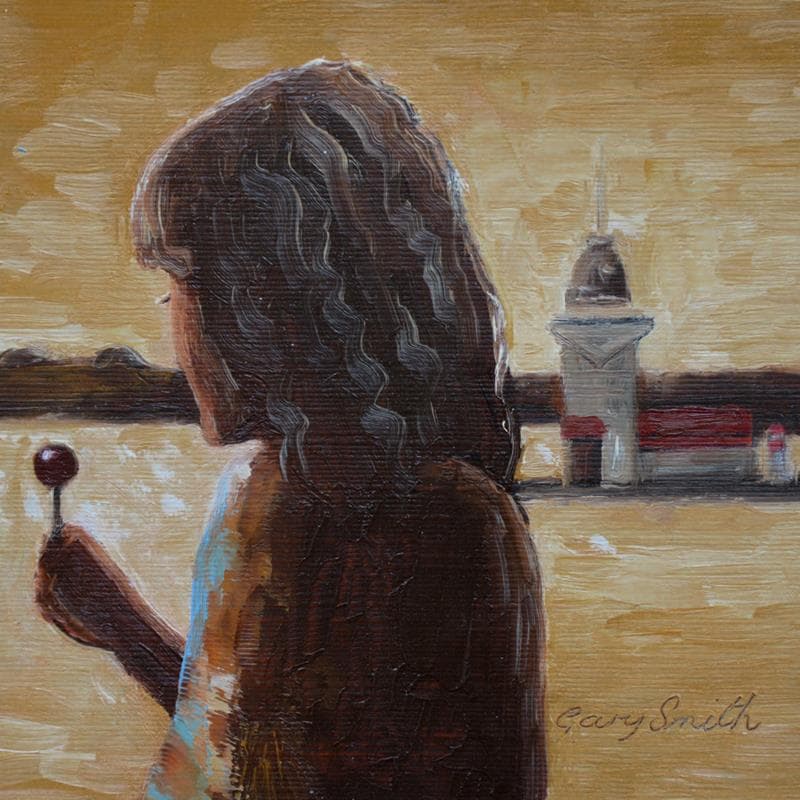 Painting Maiden by Smith Gary | Painting Figurative Life style Oil Acrylic