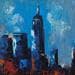 Painting Skyscrapers by Smith Gary | Painting Figurative Acrylic Urban
