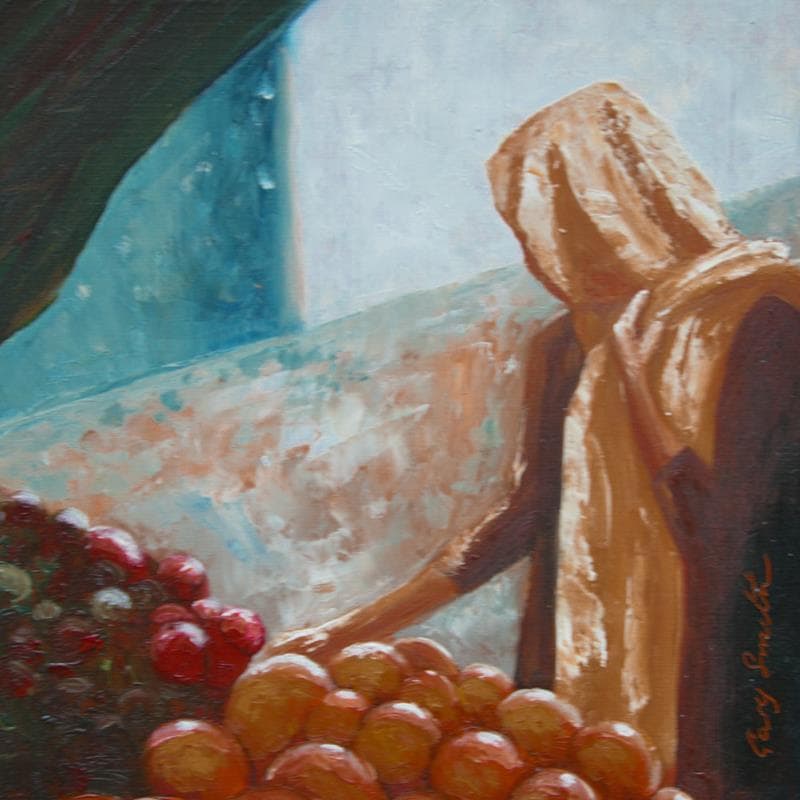 Painting Market by Smith Gary | Painting Figurative Acrylic Life style