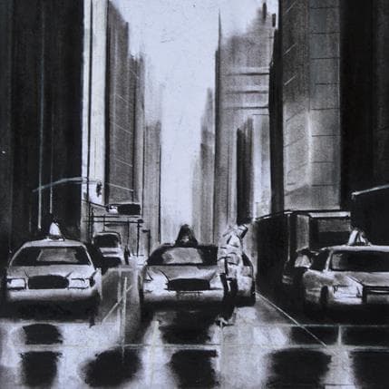Painting Sans titre 10 by Stoekenbroek Denny | Painting Figurative Mixed Black & White, Urban