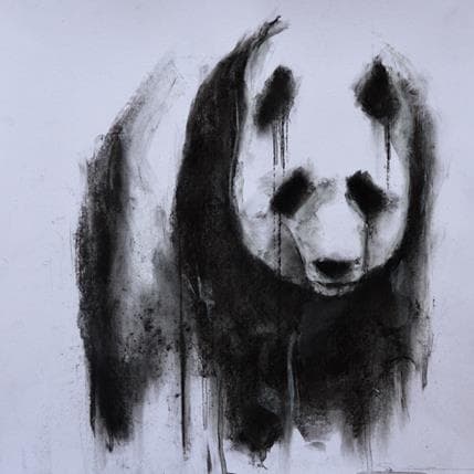 Peinture Sans titre 20 par Stoekenbroek Denny | Tableau Figuratif Mixte animaux, noir & blanc