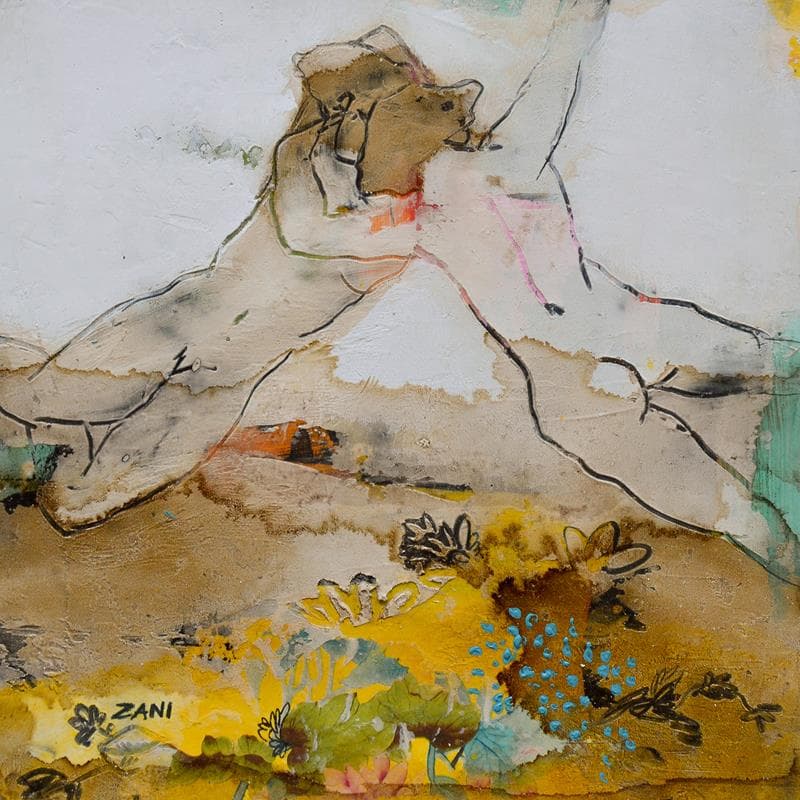 Gemälde Touch von Zani | Gemälde Figurativ Akt Acryl