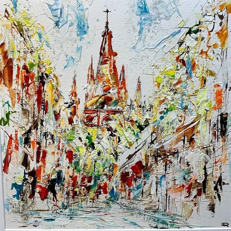 Painting San Miguel by Reymond Pierre | Painting Figurative Urban Oil