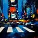 Painting NY #6 by Bond Tetiana | Painting Figurative Urban Oil