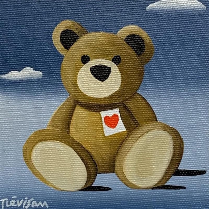 Painting Bear by Trevisan Carlo | Painting Surrealist Acrylic Animals