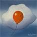 Painting Egg cloud by Trevisan Carlo | Painting Surrealism Oil