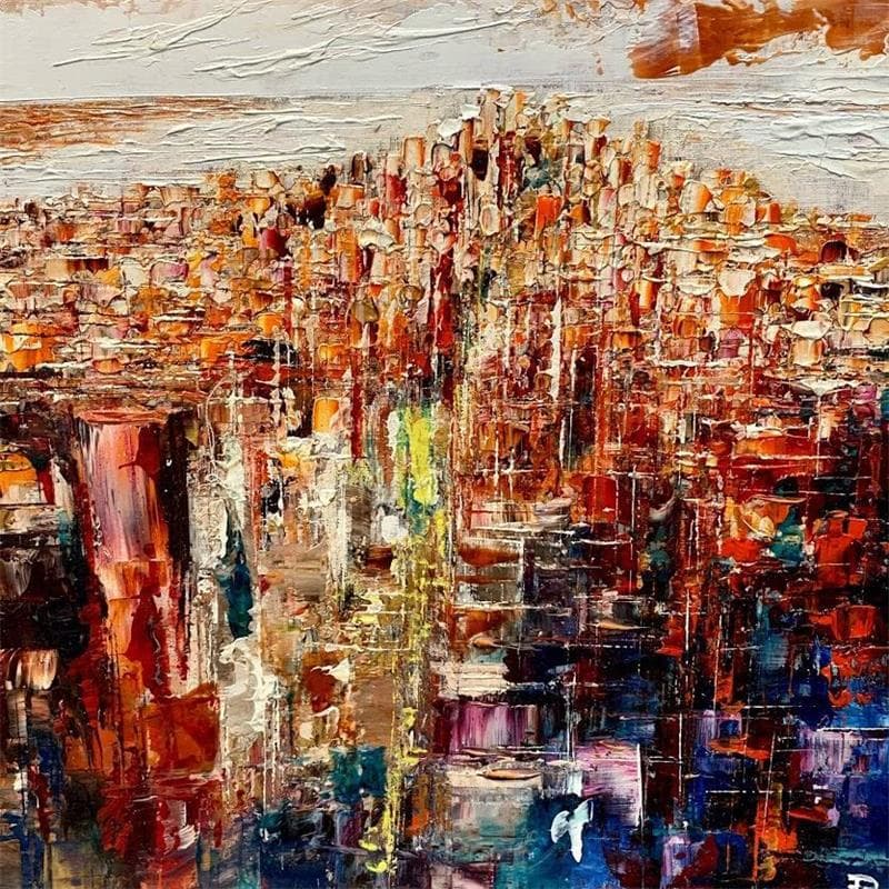 Painting New York by Reymond Pierre | Painting Figurative Landscapes Oil
